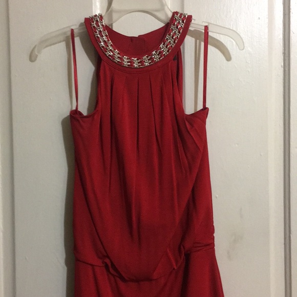 WH/BM Red Cocktail Dress SZ XS. 💋💋💃🏻💃🏻🔥🔥 - Picture 3 of 7